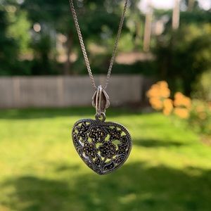 Heart pendant necklace 925